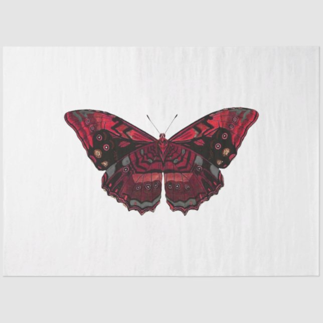 Red Rose Steampunk Series Design 8 Tissue Paper (Front)