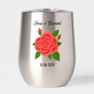 Red Rose Stemless Tumbler