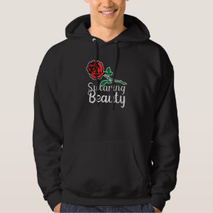 Red Rose Swearing Quote Hoodie