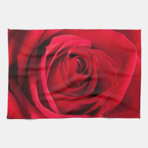 Red Rose Tea Towel
