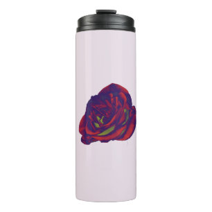 Red Rose Thermal Tumbler