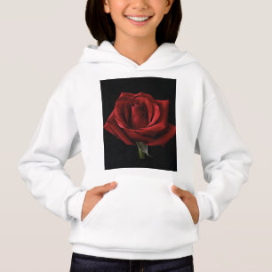 Red rose throw pillow