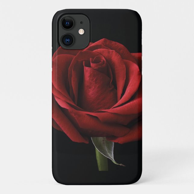 Red rose throw pillow Case-Mate iPhone case (Back)