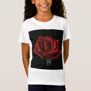 Red rose throw pillow T-Shirt