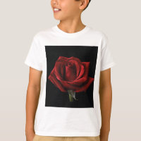 Red rose throw pillow