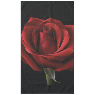 Red rose throw pillow tablecloth