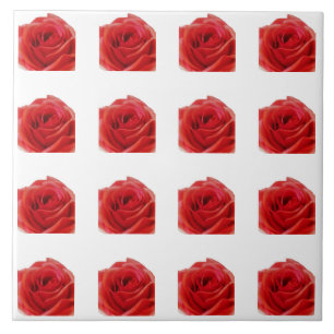 Red Rose Tile