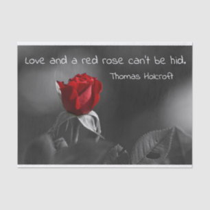 Red Rose Tissue Paper