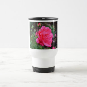 Red Rose Travel Mug