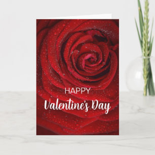 Red Rose, Valentine Card
