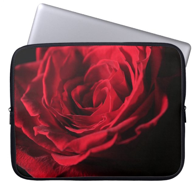 Red Rose Valentine: Dark Romance Laptop Sleeve (Front)