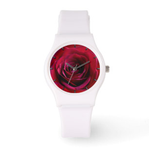 Red Rose Watch Romantic Red Rose Wrist Watches
