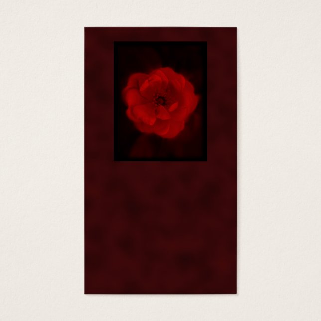 Red Rose. With Black and Deep Red. (Front)