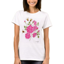 Red Rose women`s t-shirt