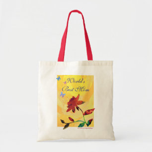 Red Rose World's Best Mum Tote Bag