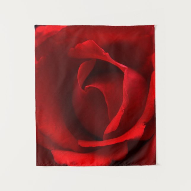 Red Rose wtcnm Tapestry (Front)