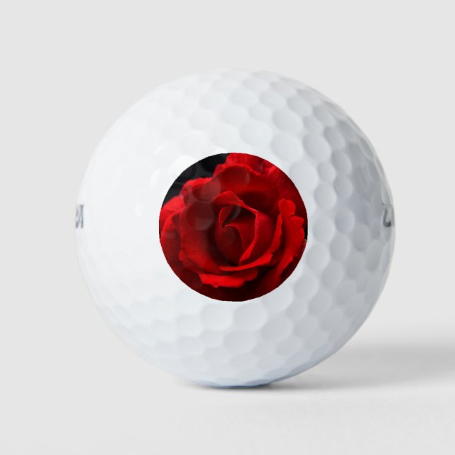 Red Rose wu gbcna Golf Balls (Front)