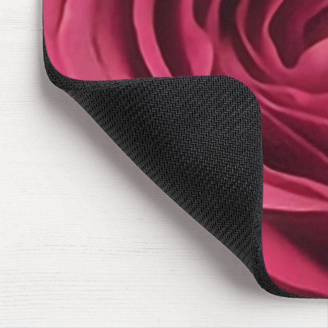Red Rosebud Mouse Pad (Corner)
