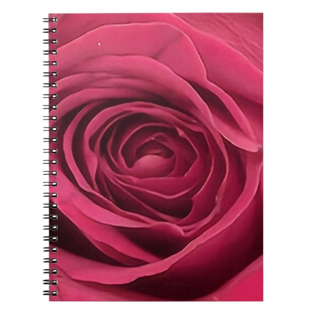 Red Rosebud Notebook (Front)
