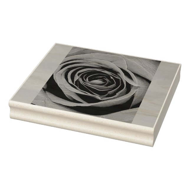 Red Rosebud Rubber Stamp (Stamp)