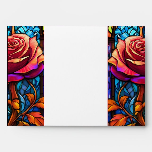 Red Roses A Stunning Surprise Awaits Envelope (Front)