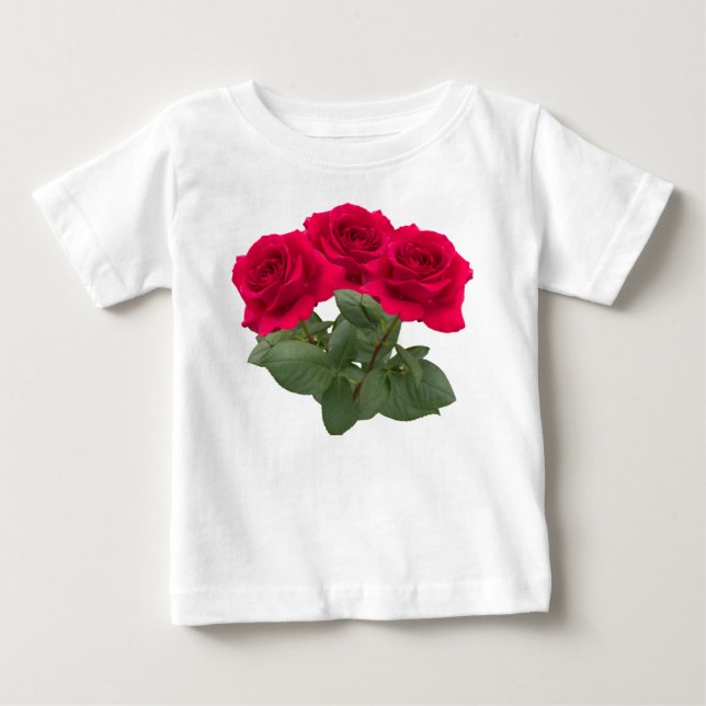 Red roses baby T-Shirt (Front)