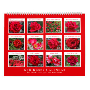 Red Roses Calendar カレンダー