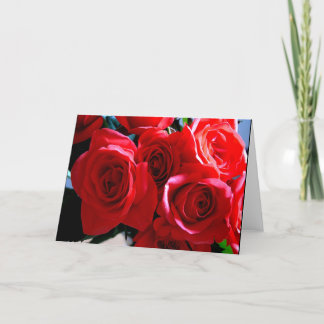 Red Roses Card