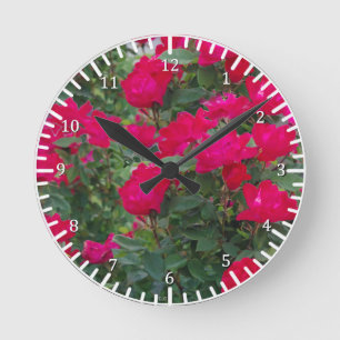 Red Roses clock