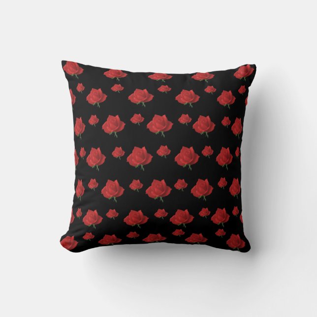 Red Roses Cushion (Front)
