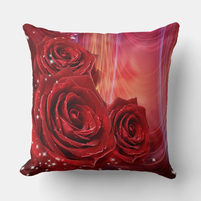 Red Roses Cushion (Front)