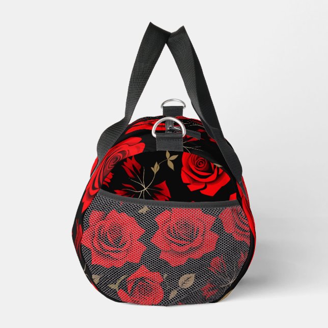Red roses duffle bag (Right)