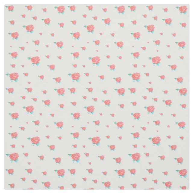 Red Roses Fabric (Swatch)