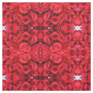 Red Roses Fabric