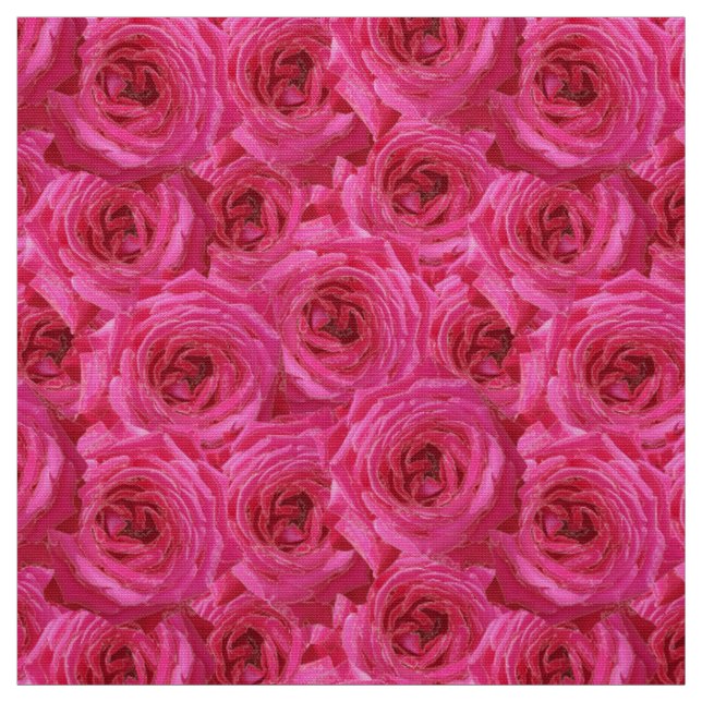 Red roses, flowers, red, love fabric (Swatch)