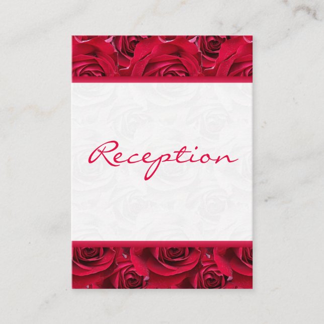 Red Roses Galore Enclosure Card (Front)