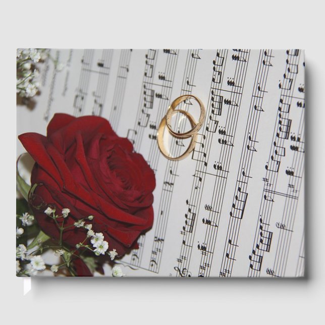 Red Roses Guest Book (Front)