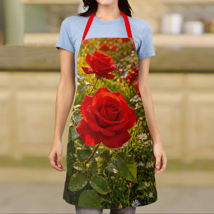 Red Roses Image No. 2 Apron