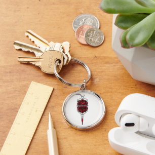Red Roses IV Bag – Symbol of Love and Passion Key Ring