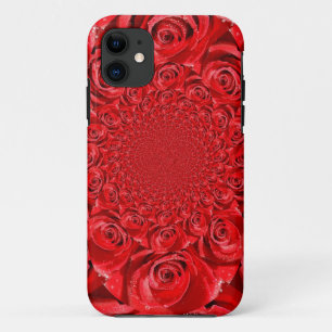 Red Roses Kaleidoscope Happy Valentine’s Day Art Case-Mate iPhone Case
