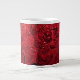 Red Roses Large Coffee Mug