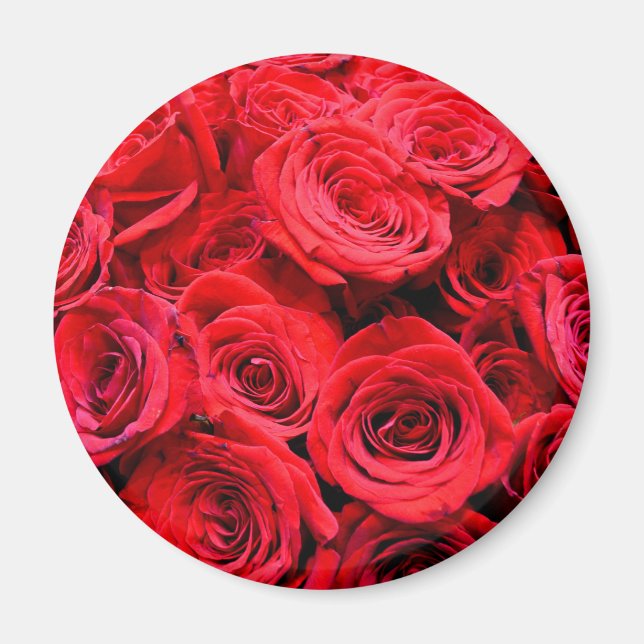 Red Roses Magnet (Front)