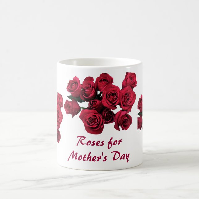 Red Roses Mother's Day Coffee Mug (Center)