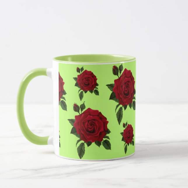 Red Roses Mug (Left)