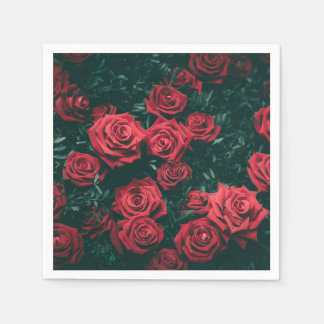 Red Roses Napkin