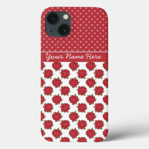 Red Roses on White Custom iPhone 6 Xtreme Case