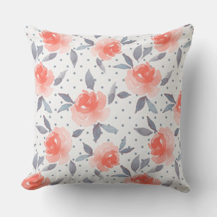 Red roses outdoor cushion
