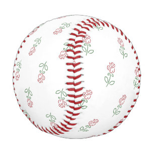 Red Roses, Pattern Of Roses, Flowers Baseball