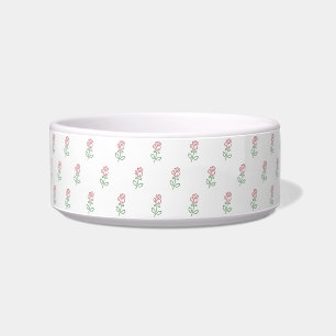 Red Roses, Pattern Of Roses, Flowers Bowl