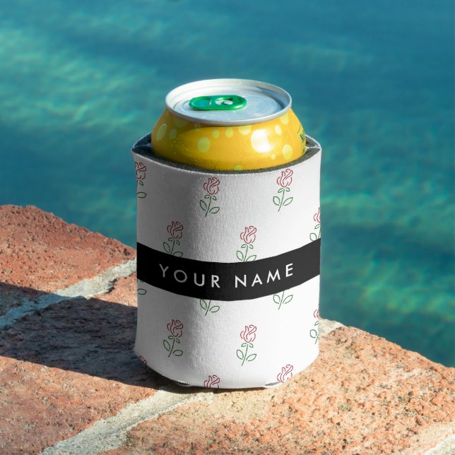 Red Roses, Pattern Of Roses, Your Name Can Cooler (In Situ Pool)